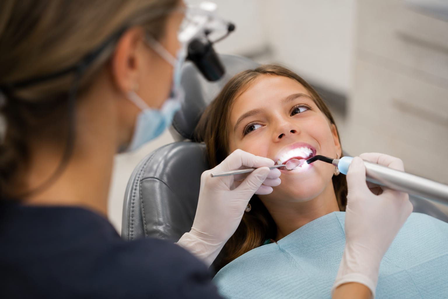 Dental sealants applied to protect teeth at Hill Top Dental Group