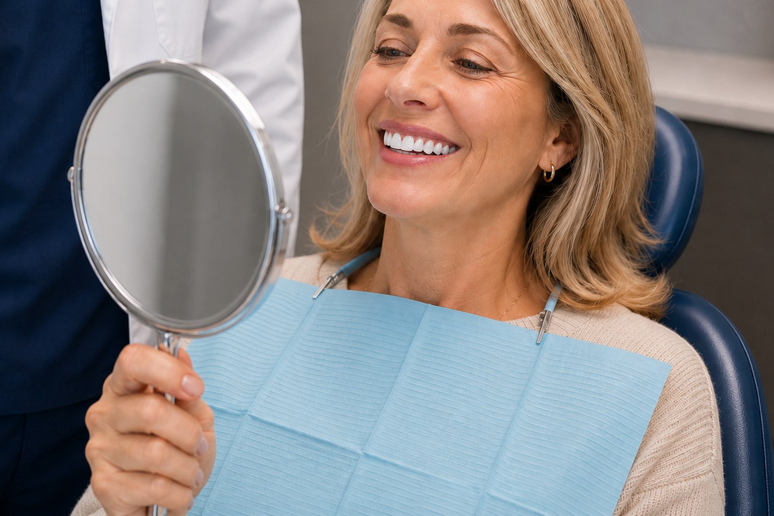 Teeth whitening procedure at Hill Top Dental Group